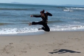 Karate Jump Kick
