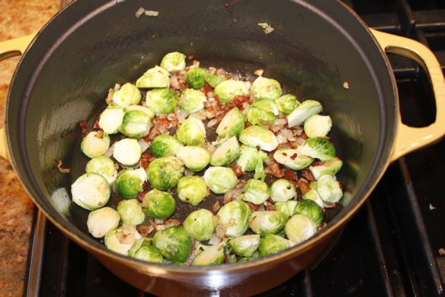 Brussels Sprouts with Pancetta