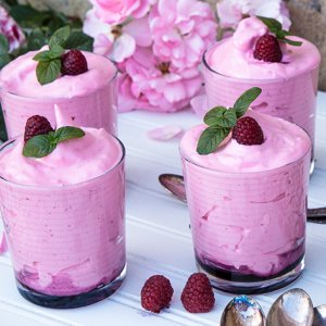 Dessert Raspberry Mousse