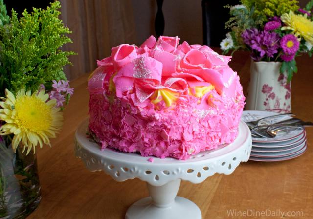 Madonna Inn Pink Champagne Cake