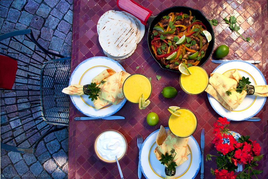 Margarita Fajitas WineDineDaily