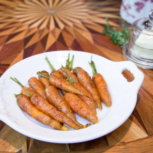 Brown Butter Baby Carrots