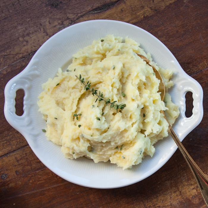 Mashed Potatoes Goat Cheese