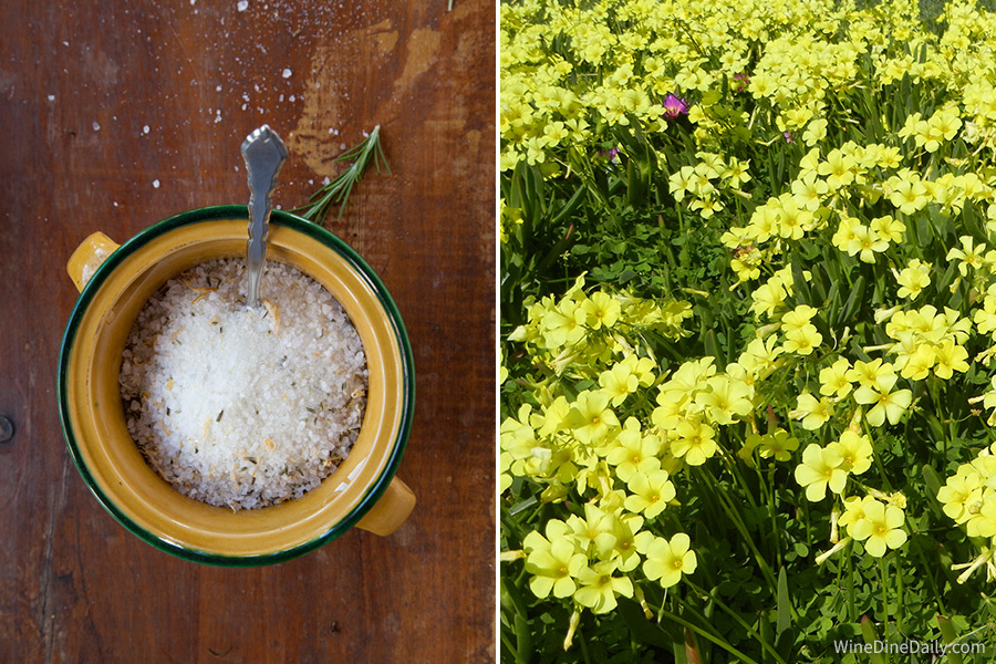 Rosemary Salt Flowers