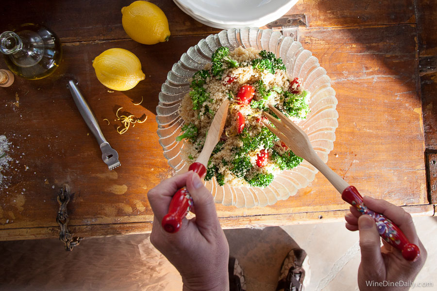 Couscous Cherry Tomato Broccoli Recipe