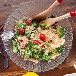 Couscous Salad Cherry Tomatoes Broccoli