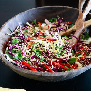 Asian Style Coleslaw Vegan Recipe