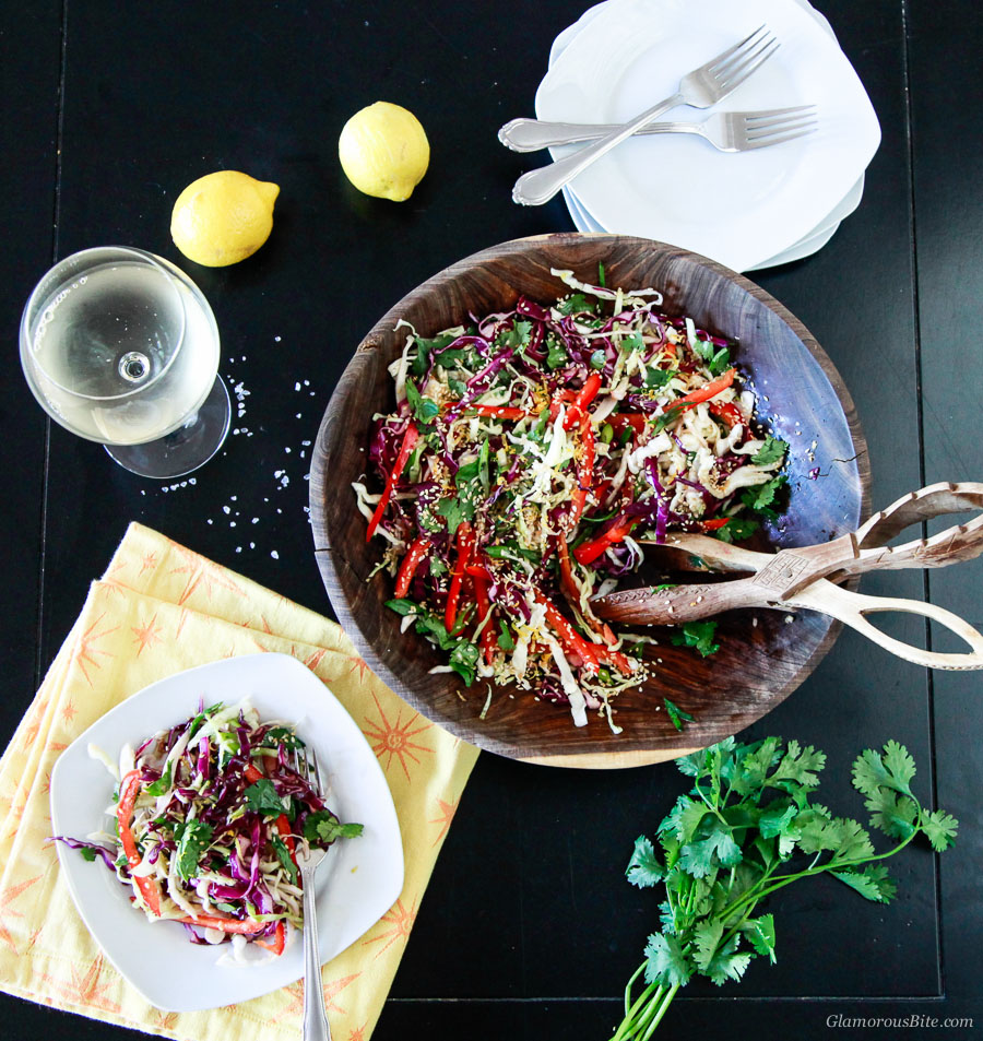 Asian Style Coleslaw Vegan