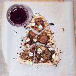 Naan Pizza with Figs Goat Cheese recipe
