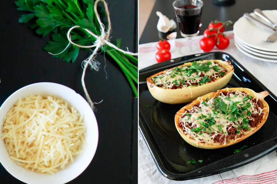 Stuffed Spaghetti Squash Parmesan Cook