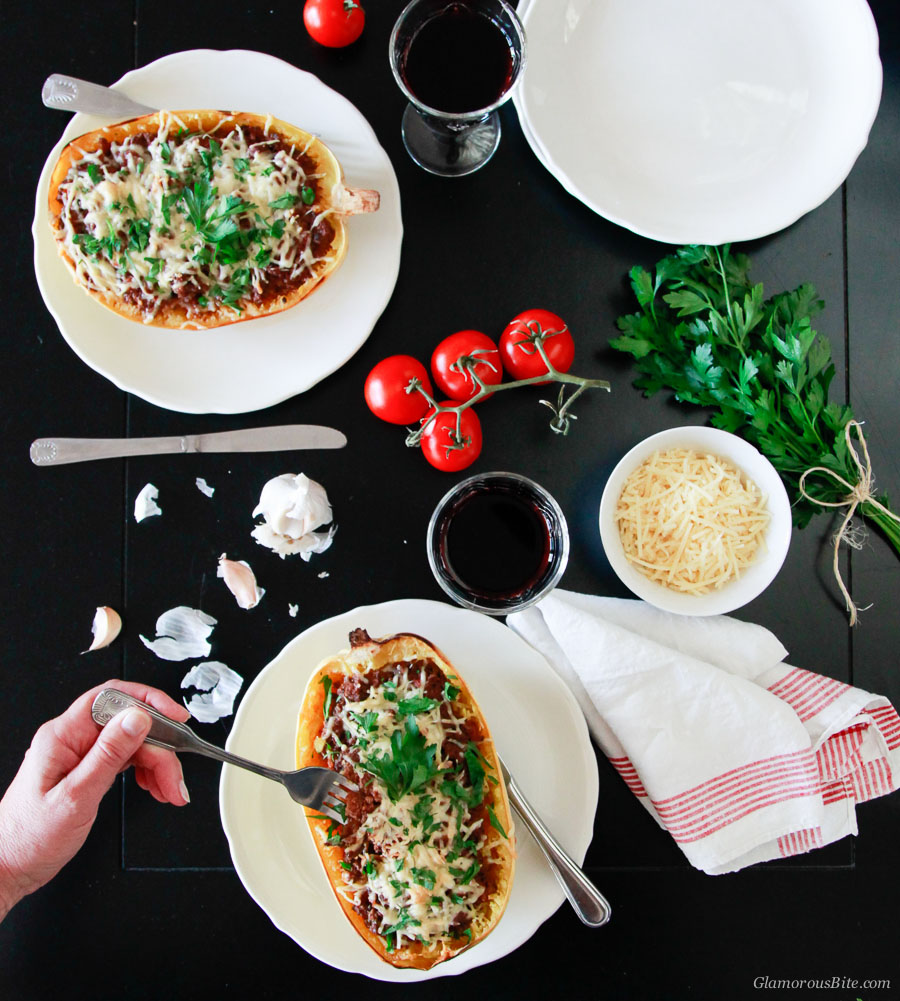 Stuffed Spaghetti Squash Italiano Recipe