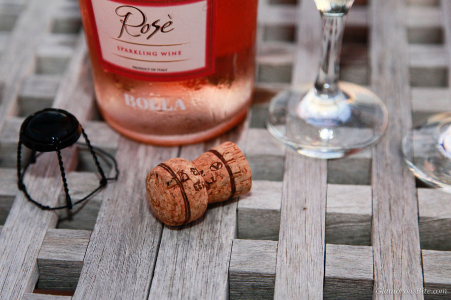 Bolla Sparkling Rosé label