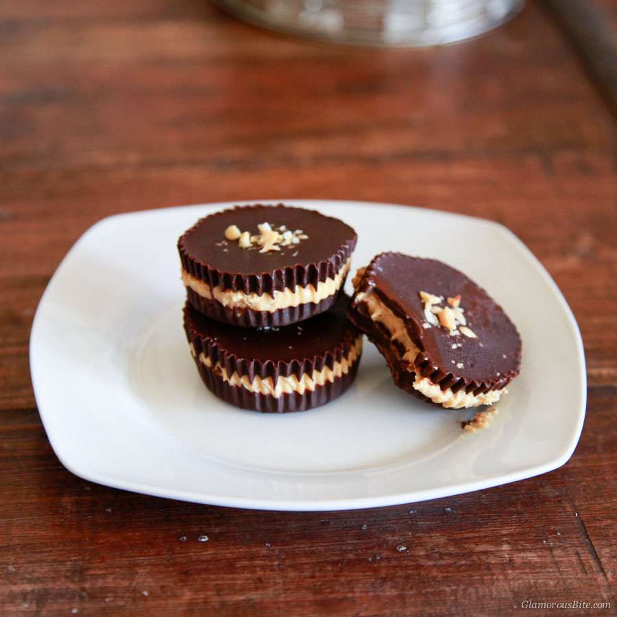 Healthy Chocolate Peanut Butter Cups