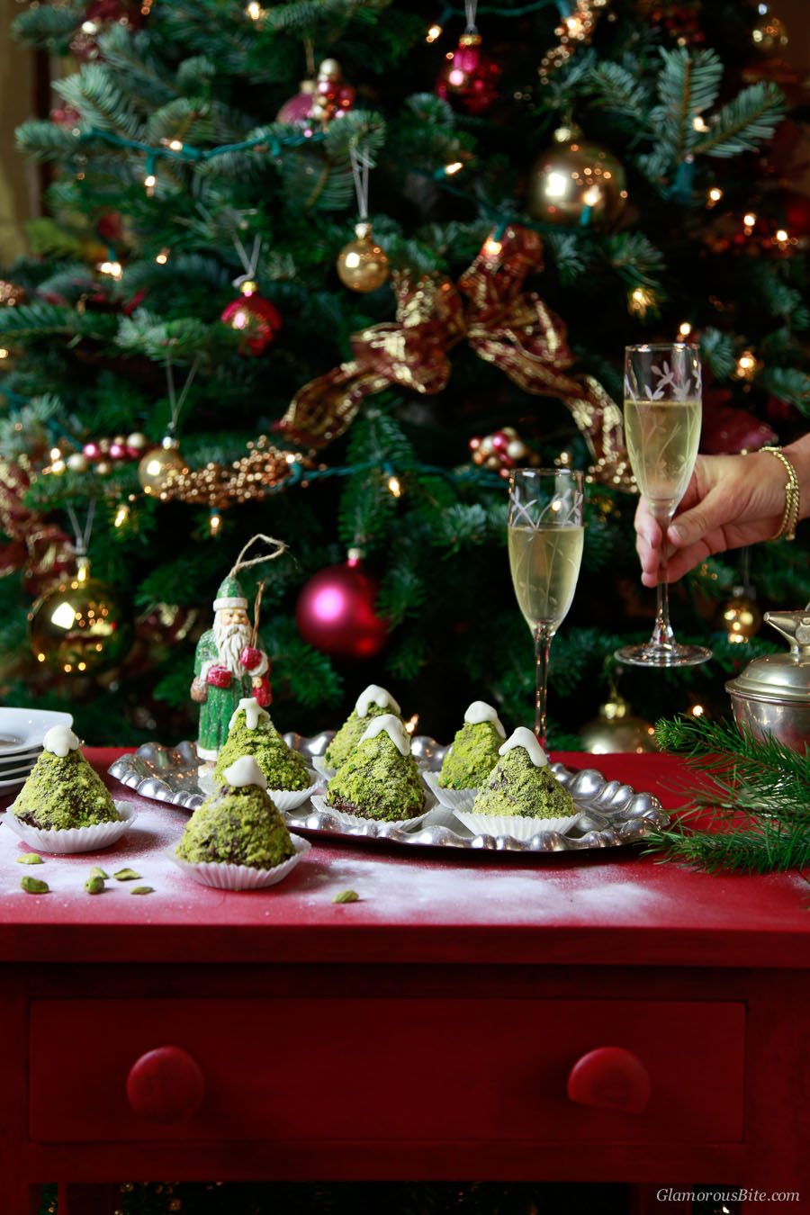 Christmas Tree Cupcakes Cheers