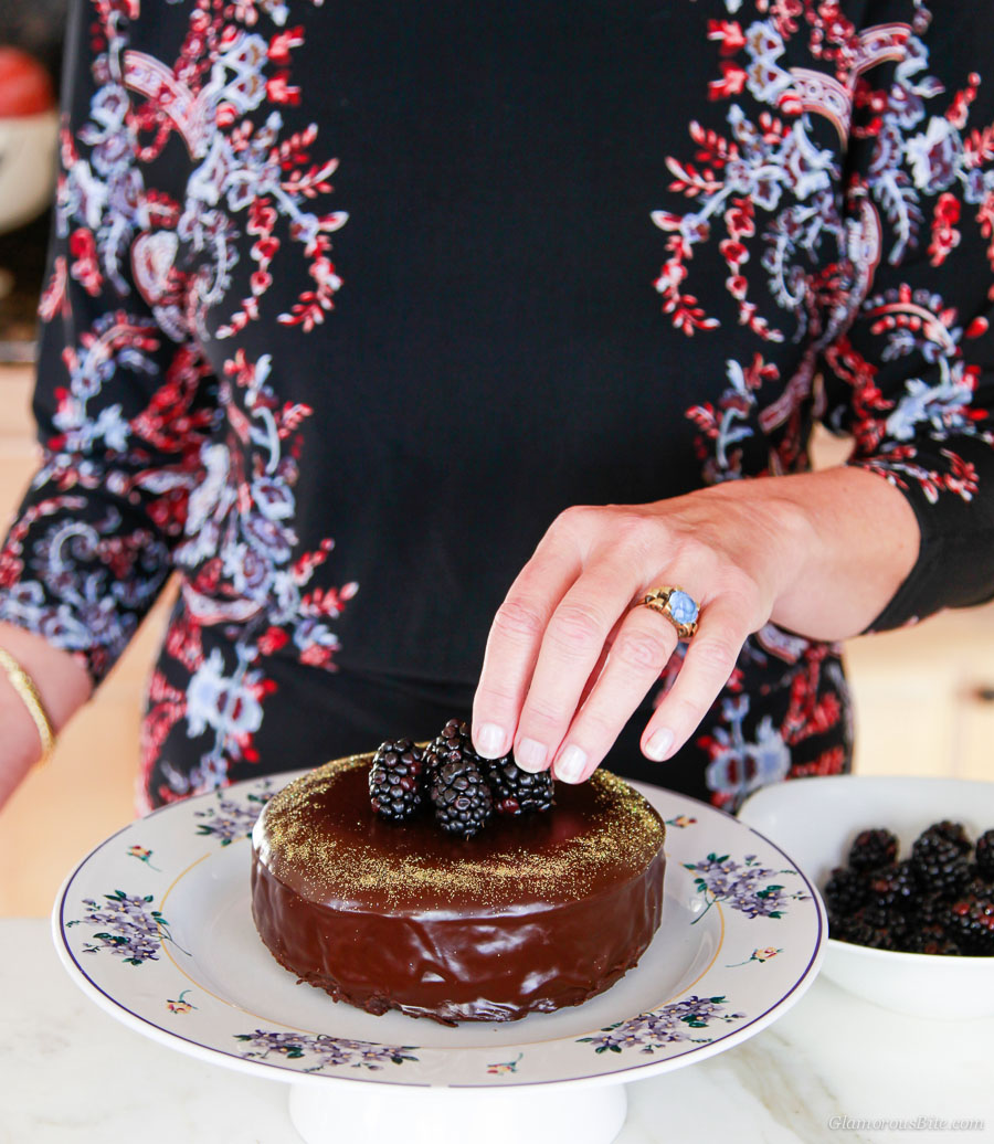 Fergalicious Chocolate Cake Recipe Blackberry Decorate