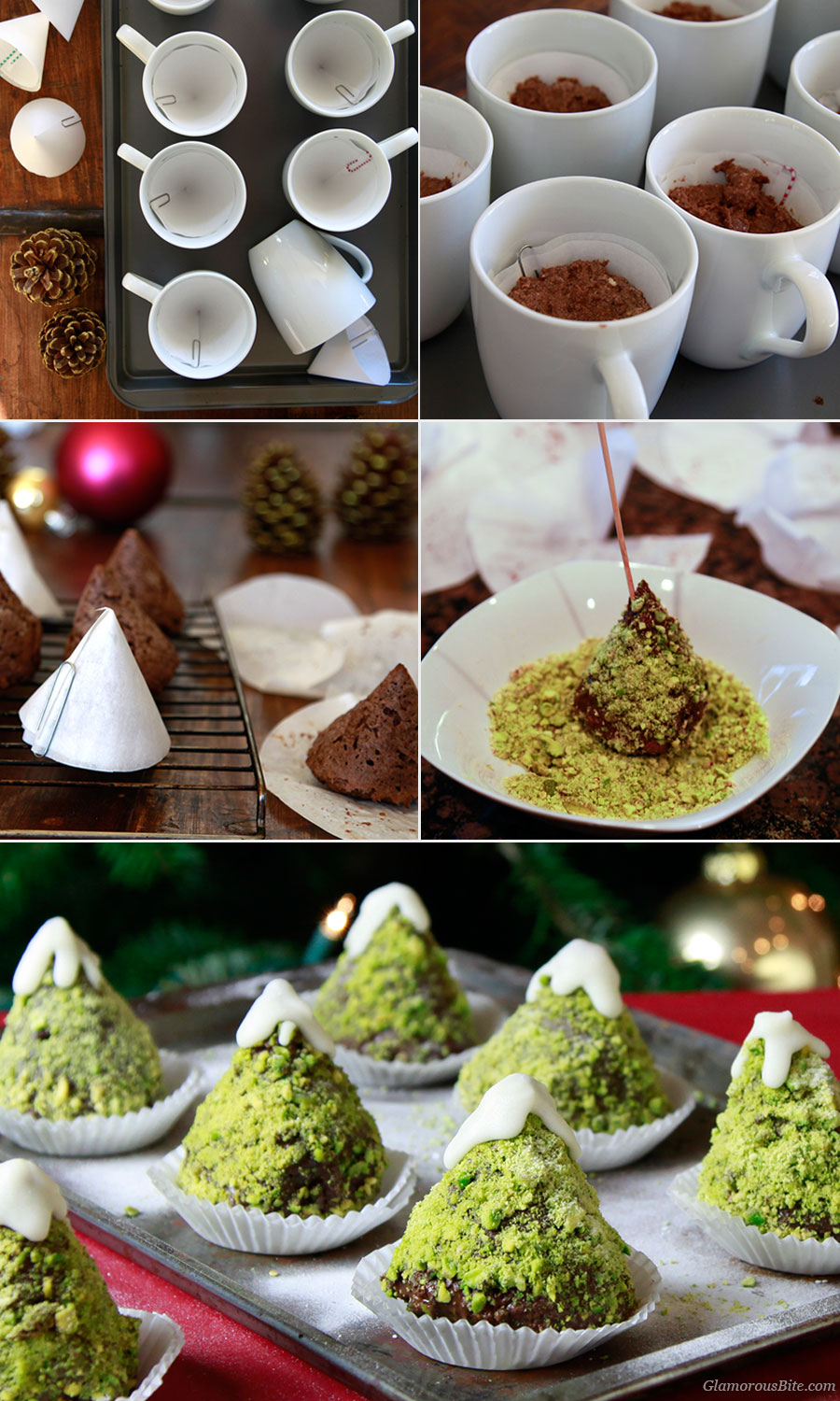 How to make Chocolate Christmas Tree Cupcakes