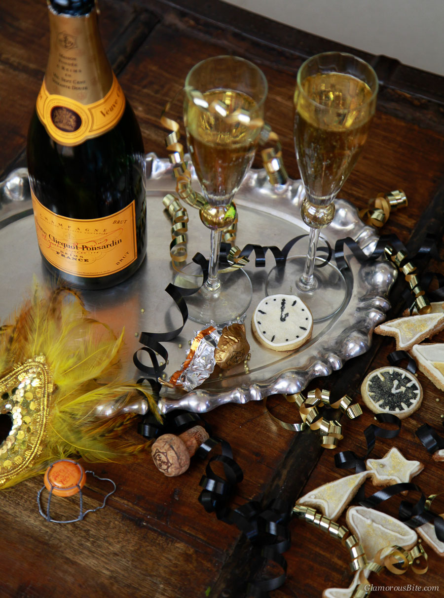 Champagne Veuve Clicquot Cookie Party