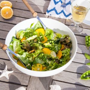 Farmers Market Spring Salad Lemon Vinaigrette