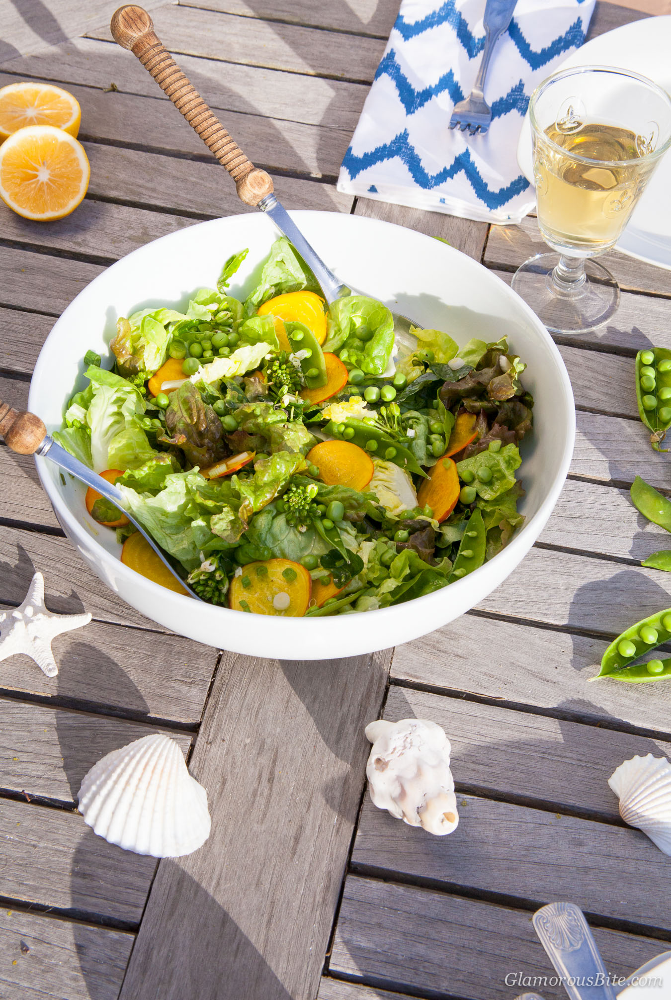 Farmers Market Spring Salad Lemon Vinaigrette Recipe