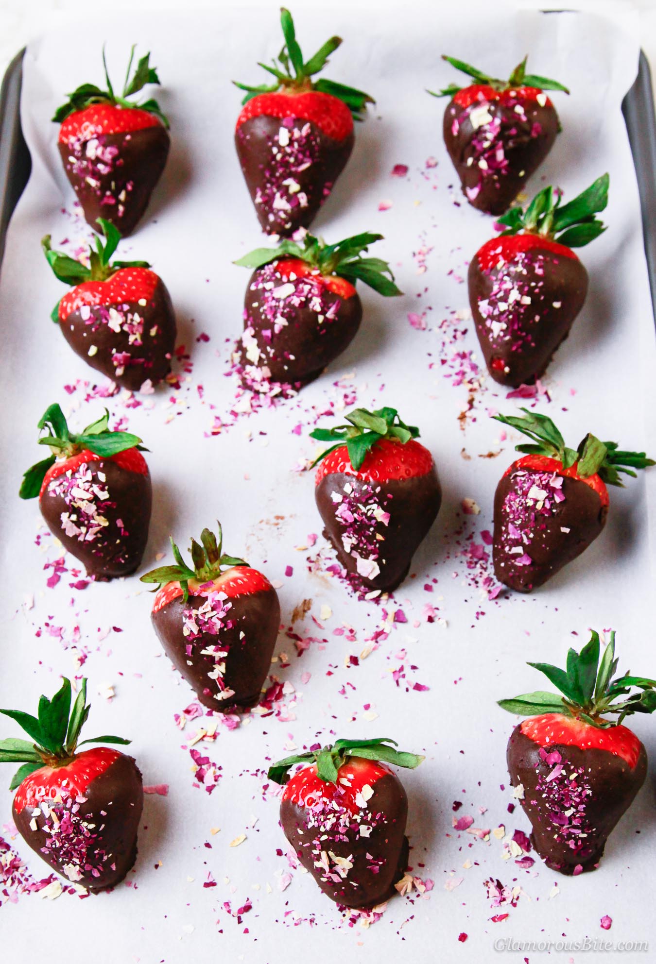 Cooking with Roses: Chocolate-dipped Rose Petals