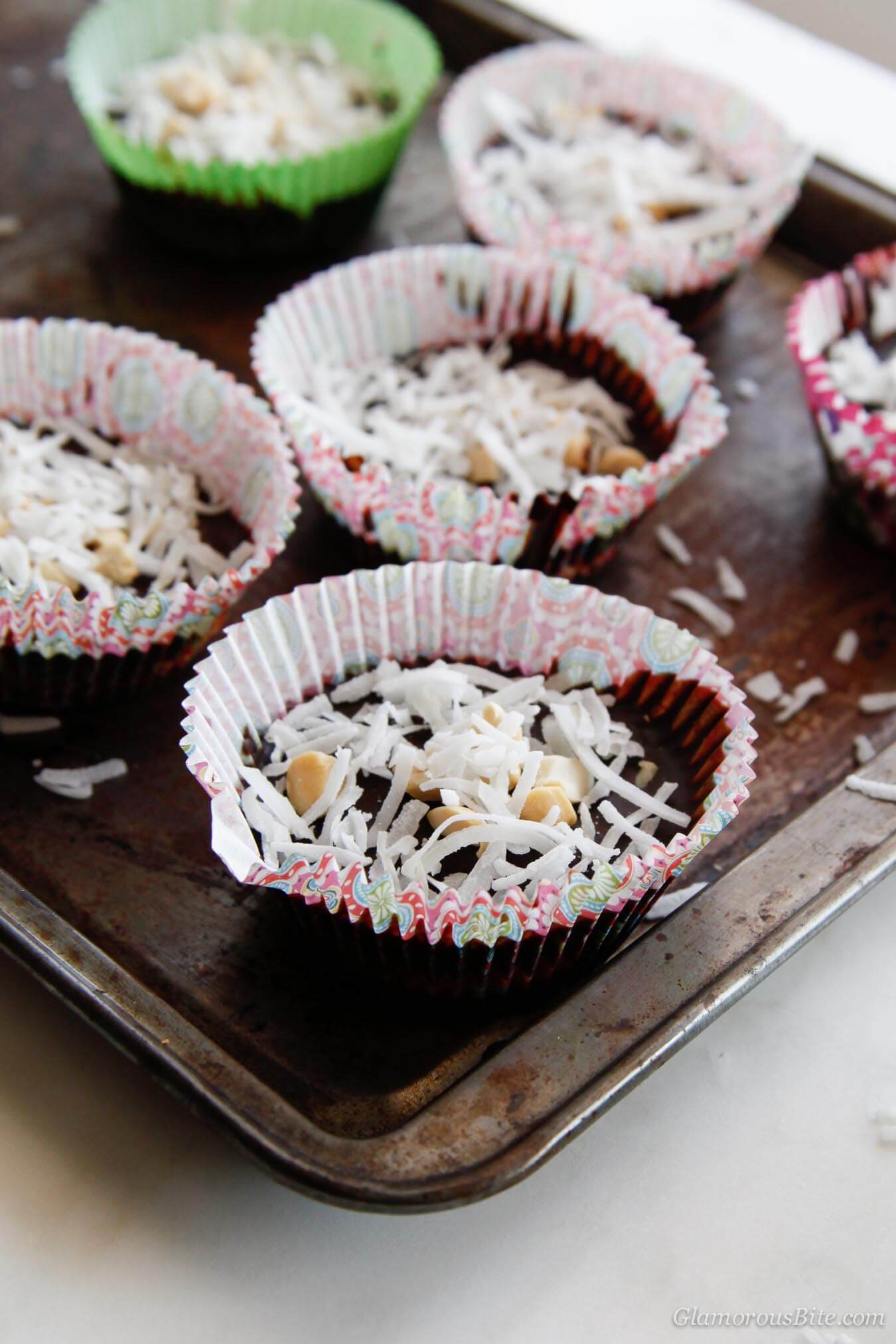 Gluten-Free Chocolate Coconut Peanut Butter Cups recipe